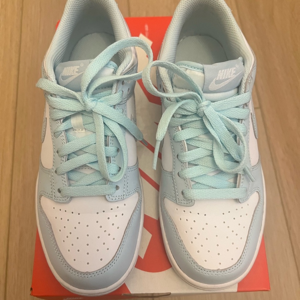 Nike Dunk Low in Glacier Blue & White